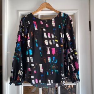 Amanda Uprichard Geometric Blouse NWT *RARE*